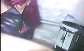 Doing enema with wine
