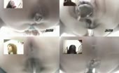Mix of Asian girls pooping