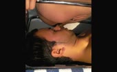 Jerking off while eating poop