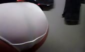 Chubby babe shits in her panties