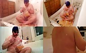 Chubby guy that pours liquid shit