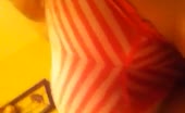 Cute amateur girl shitting in panties