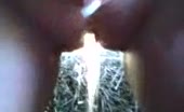 Shaved babe peeing outdoor