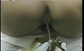 Sexy babe peeing in nature