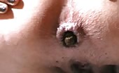 Mature woman eating poop