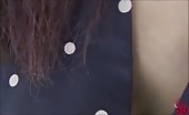 Asian teen shitting on bathroom floor