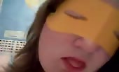 Erotic bbw babe eating shit