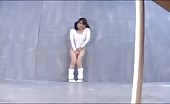Japanese teen did a panty poop accident