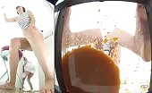 Asian girls forced to poop in panties