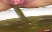 Shaved teen has diarheea