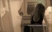 Beautiful blonde shitting in panties
