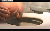 Two girls pooping by turn