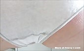 Hot wife shitting in her panties