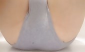 Shitting a lot in grey panties