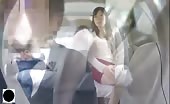 Japanese girl farting loud in uber