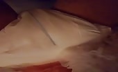 Did a mess in her white panties