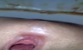 Russian babe shits in close up
