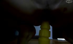 Cam girl finished pooping in blue potty