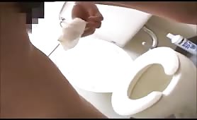Constipated girl trying really hard to poop in her panties