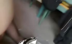 Amateur mistress feeding her naked male slave