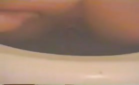 Vintage video of a housewife that's pooping