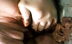 Stuffed his asshole with fresh crap