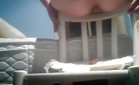 Playing with his cock until he cums