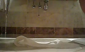 Fast shit on the bathroom floor