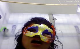 Webcam scat show in shower