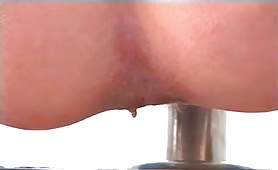Teen shitting next a big pool
