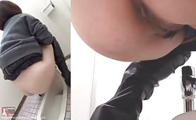 Skinny shit from mature woman