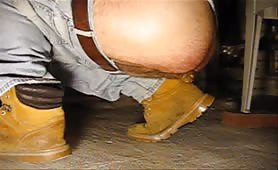 Big yellow turd on the floor