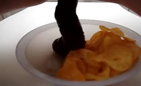 Long turd on nachos