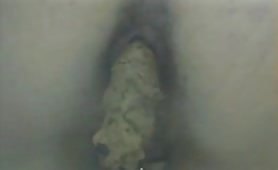 Young girl on a hidden camera