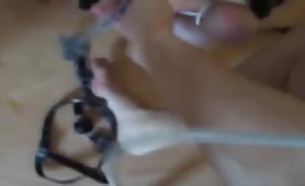 Shit licking female scat