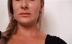 Sexy girl farting and shitting in her black panties