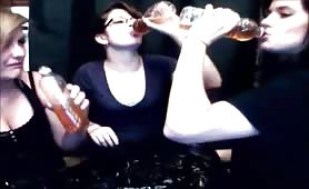 Webcam girls puking hard