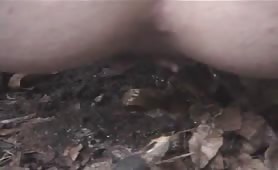 Natural crap in forest