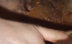 Close up smearing