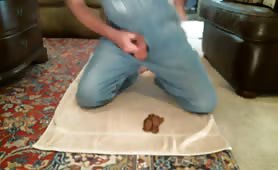 Jerking off with scat