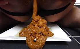 Morning pile of creamy shit