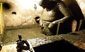 Jumping in a septic tank