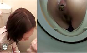 Long turd in a public bathroom
