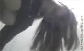 BBW girl pooping