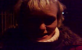 Sucking a big turd