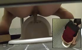 Shit in the toilet