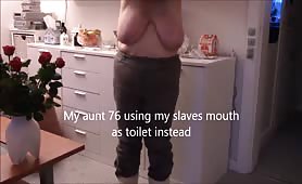 Grandma is into scat