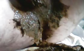 Hard scat masturbation