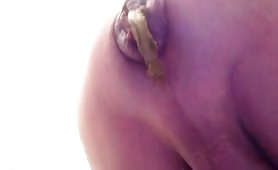 Long shit in close up