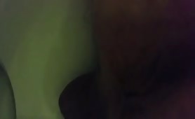Tiny shit in the toilet